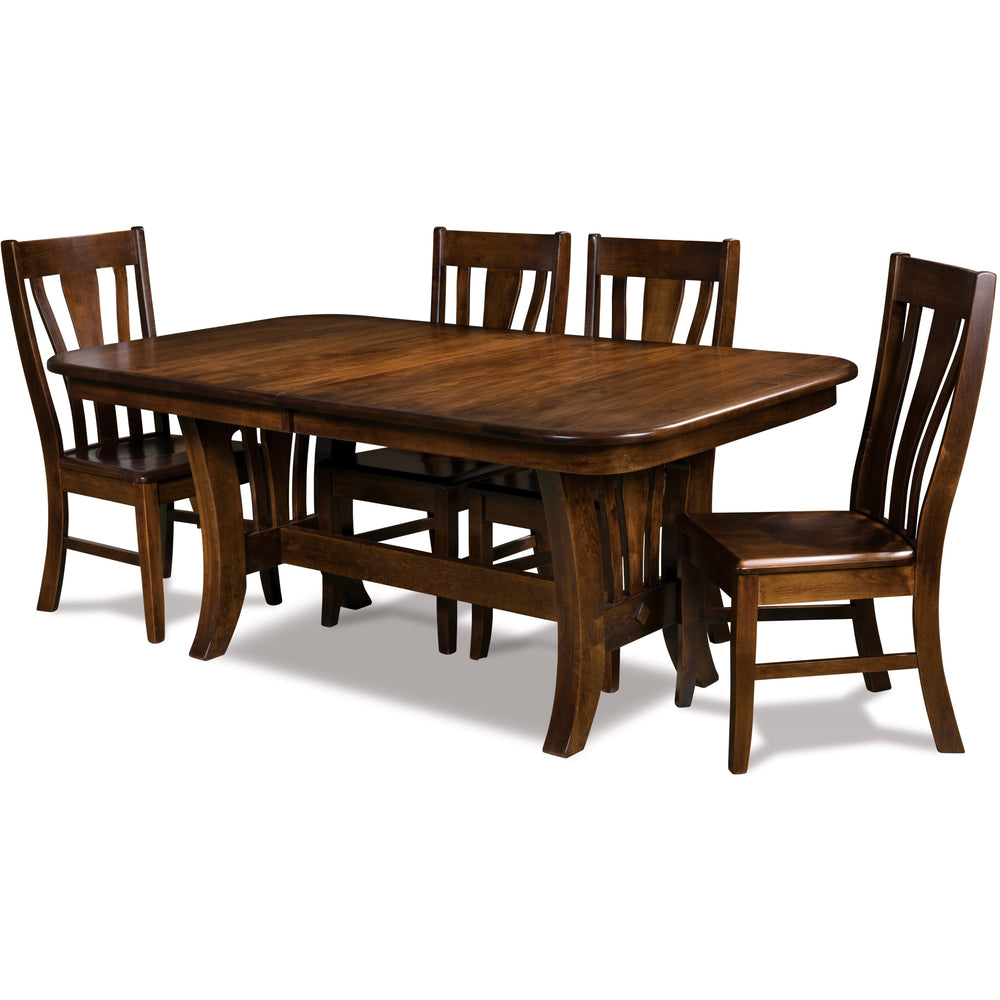 QW Amish Batavia Trestle Table