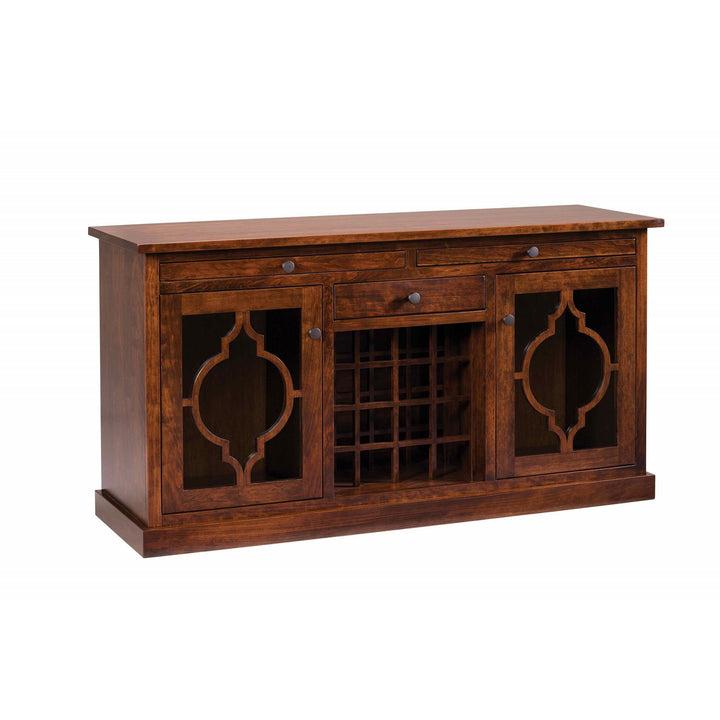 QW Amish Bellamy Wine Cabinet