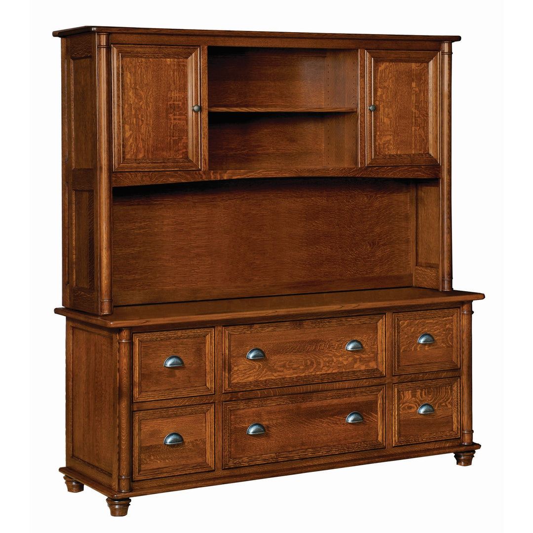 QW Amish Belmont Credenza & Hutch