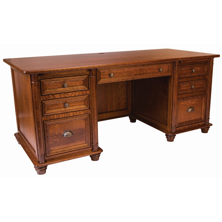 QW Amish Belmont Executive Desk