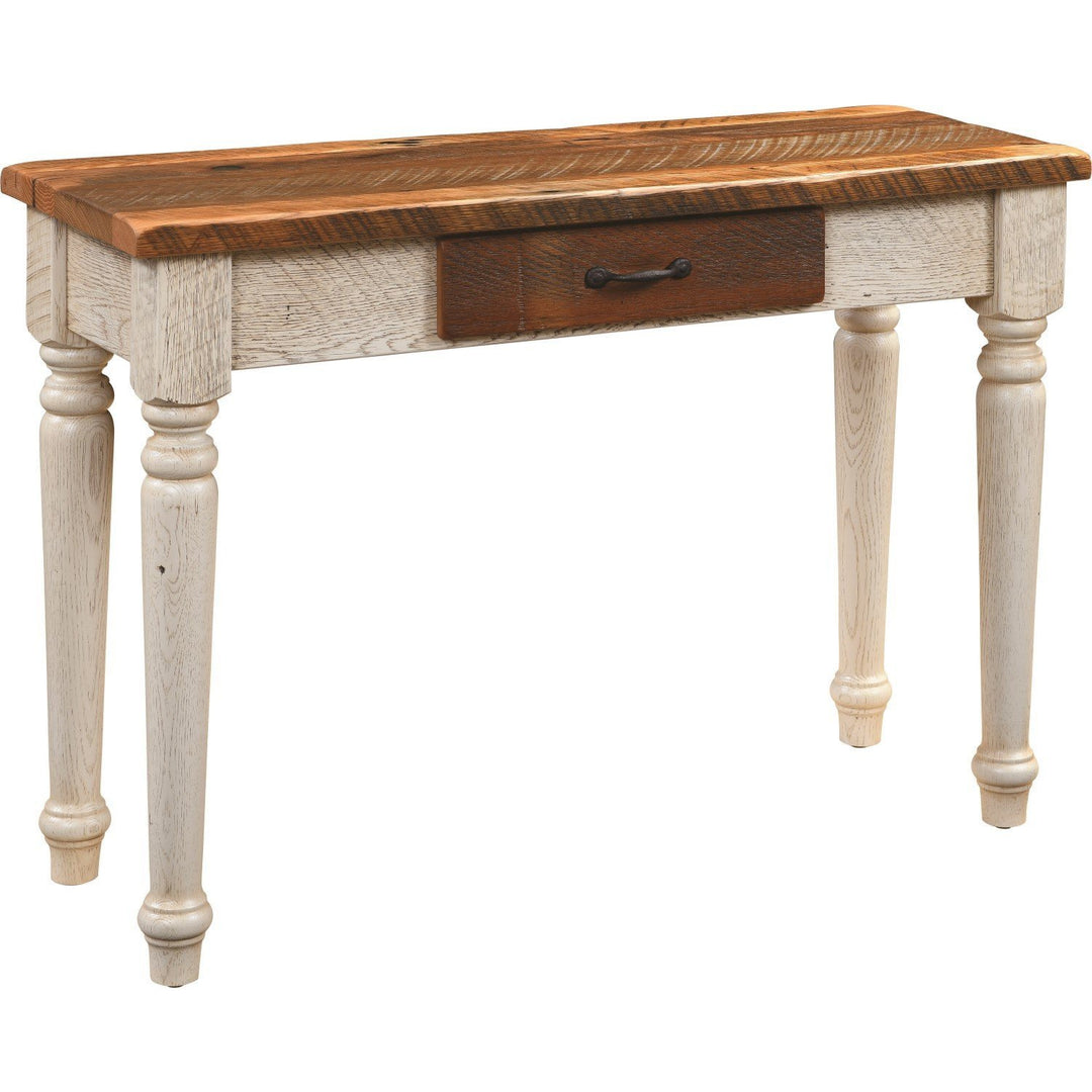 QW Amish Belmont Reclaimed Barnwood Sofa Table MCKD-BST-714