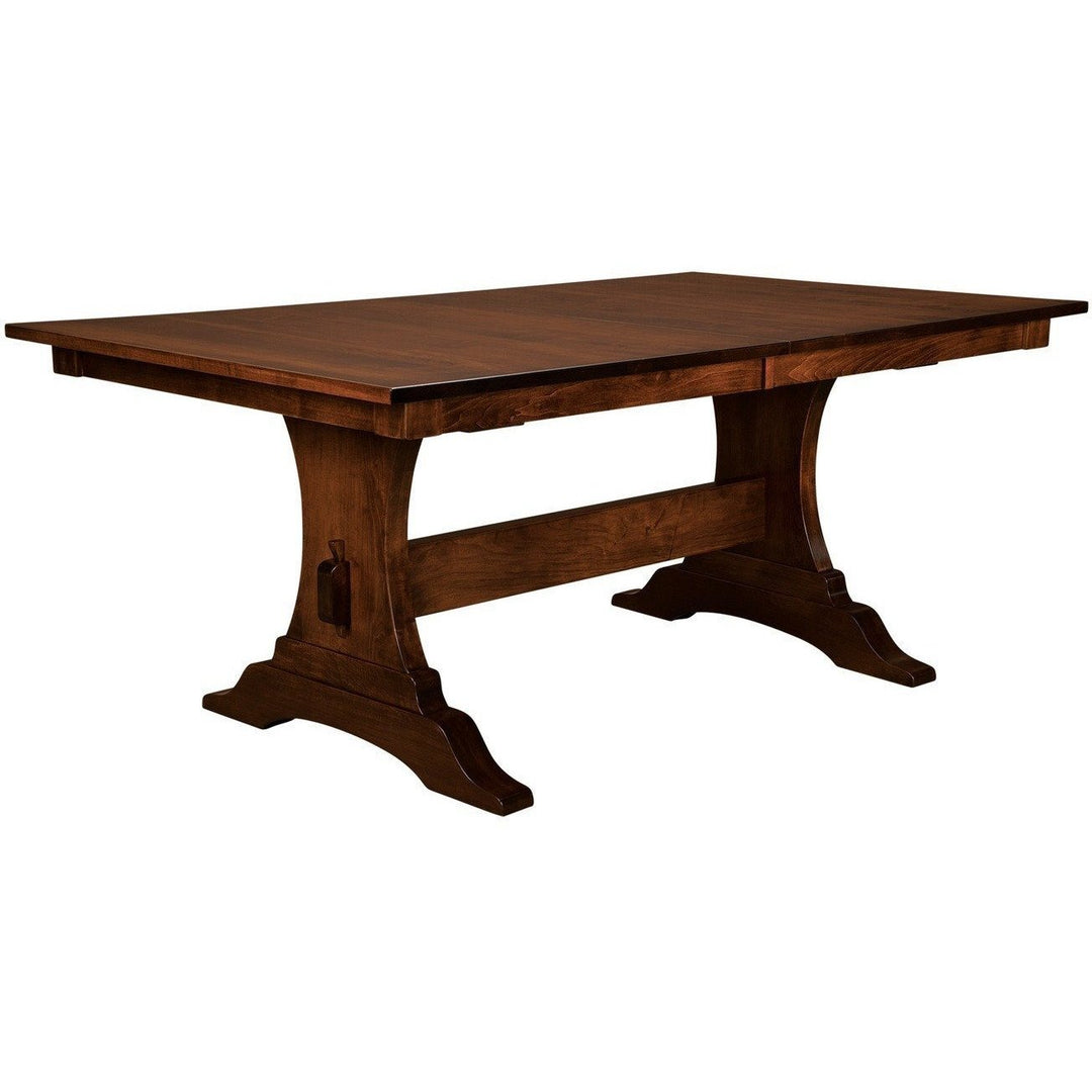 QW Amish Benjamin Trestle Table NIDW-BENJAMIN4272W2