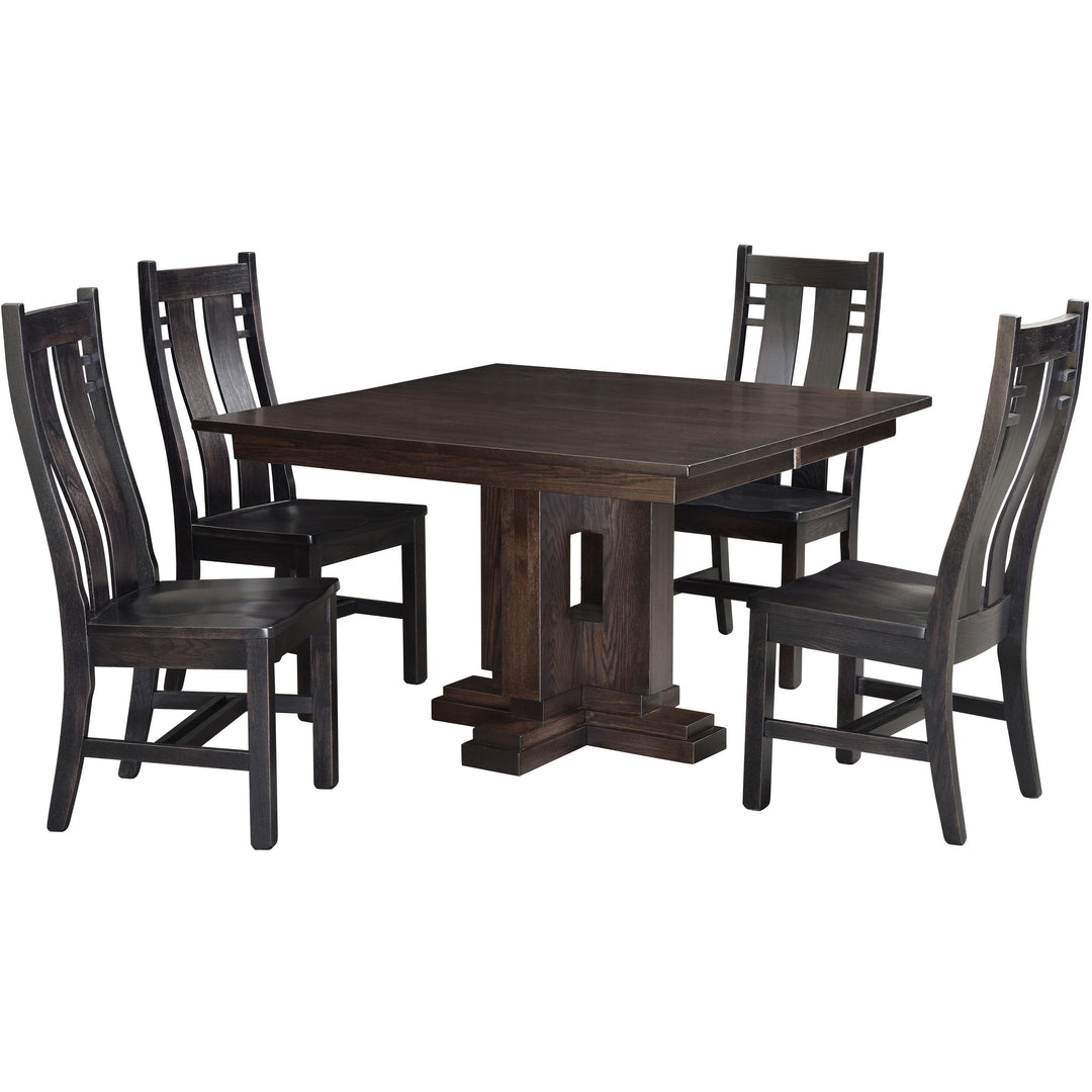 QW Amish Boca 5pc Dining Set