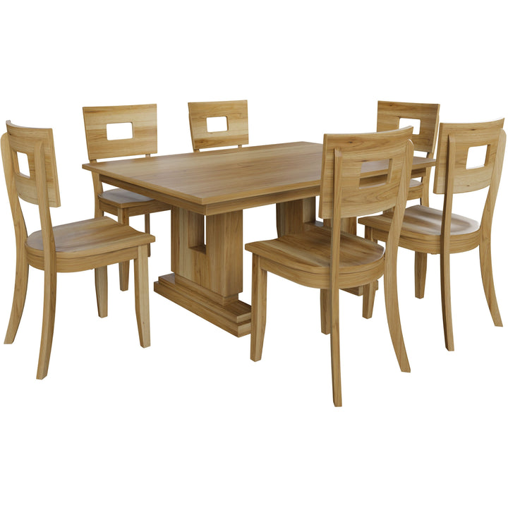 QW Amish Boca 7pc Dining Set