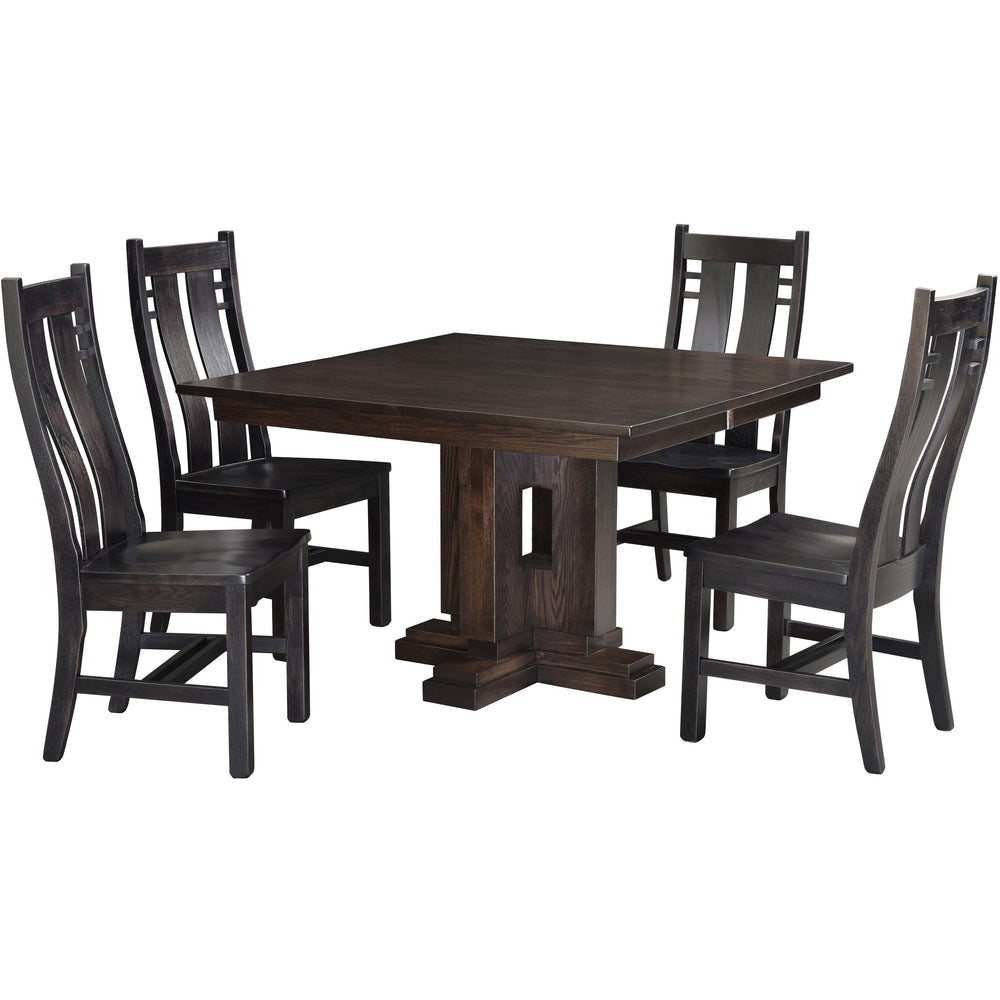 QW Amish Boca Single Pedestal Table