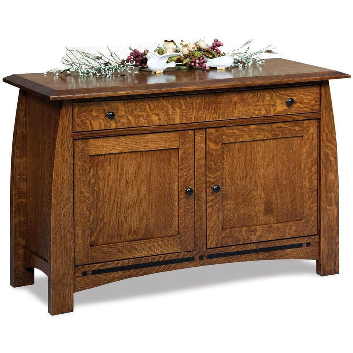 QW Amish Boulder Creek Enclosed Sofa Table