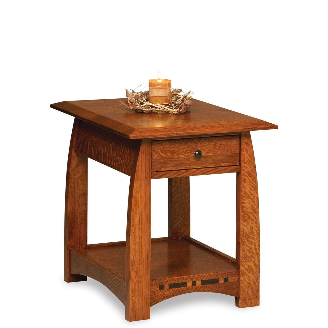 QW Amish Boulder Creek End Table