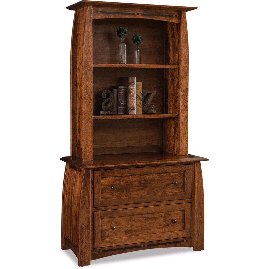 QW Amish Boulder Creek Lateral File with Optional Hutch FCIV-FVL-2144-BC