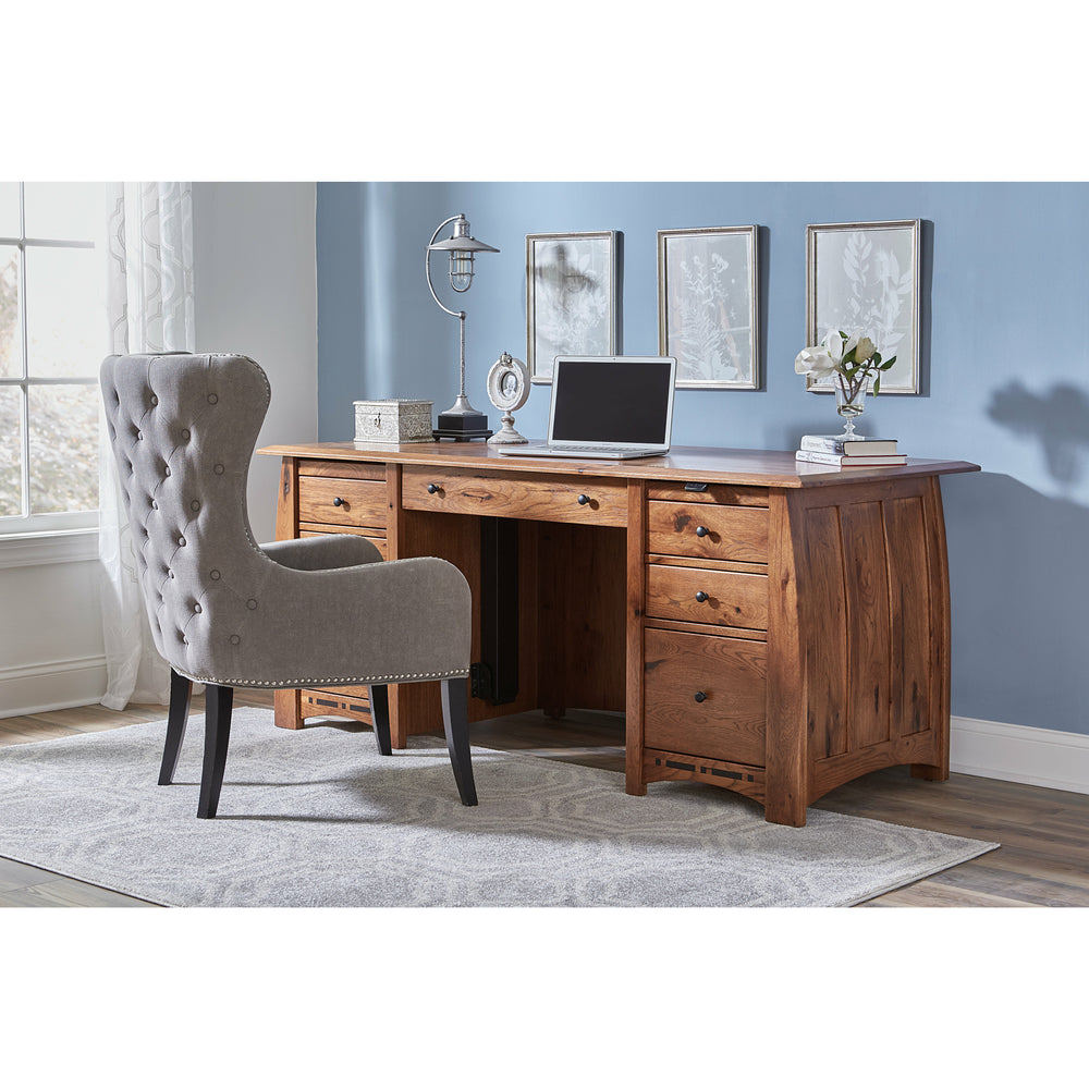 QW Amish Boulder Creek Sit-To-Stand Desk