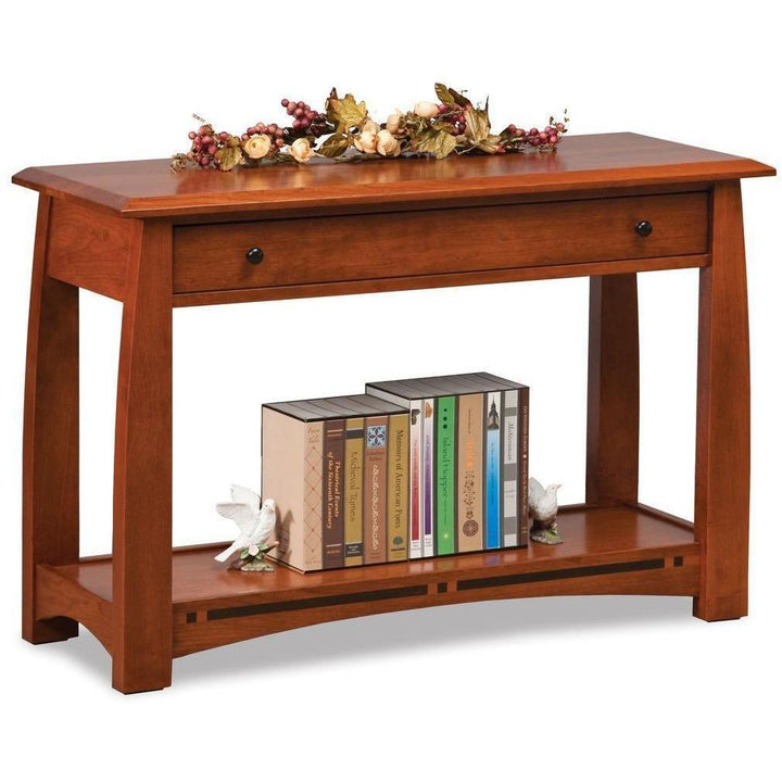 QW Amish Boulder Creek Sofa Table FCIV-FVST-BC