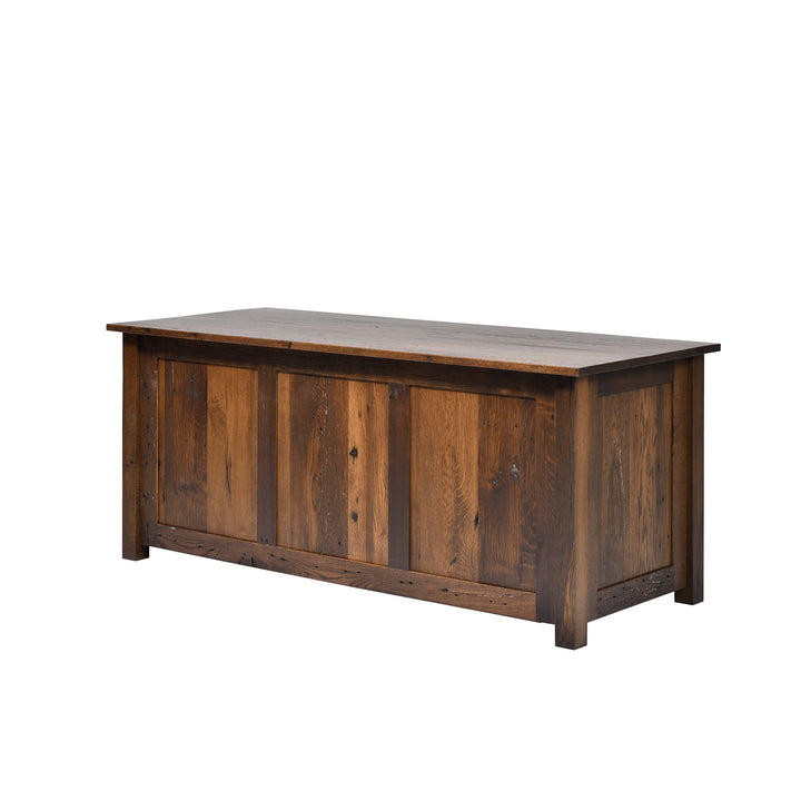 QW Amish Bozeman Reclaimed 72" Executive Desk HPSW-1401