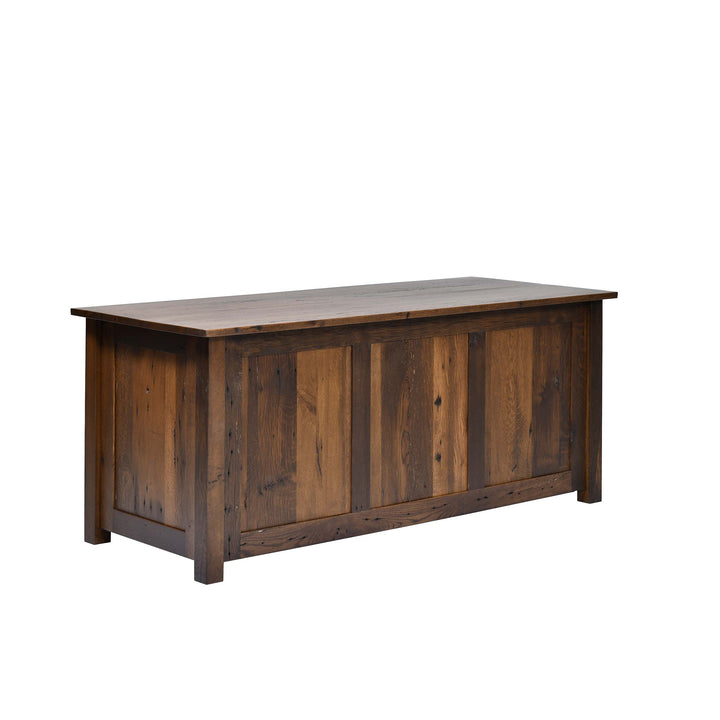 QW Amish Bozeman Reclaimed 72" Executive Desk HPSW-1401