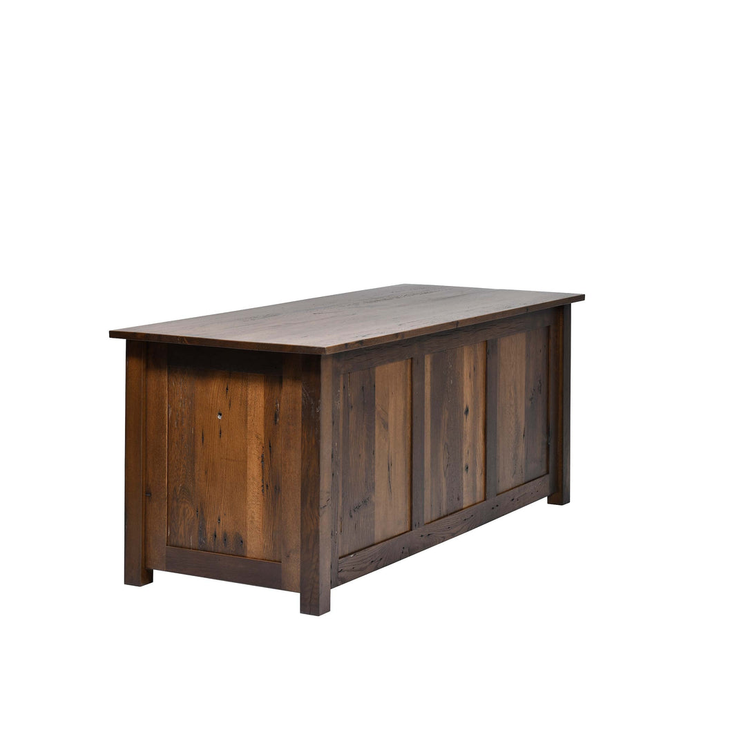 QW Amish Bozeman Reclaimed 72" Executive Desk HPSW-1401