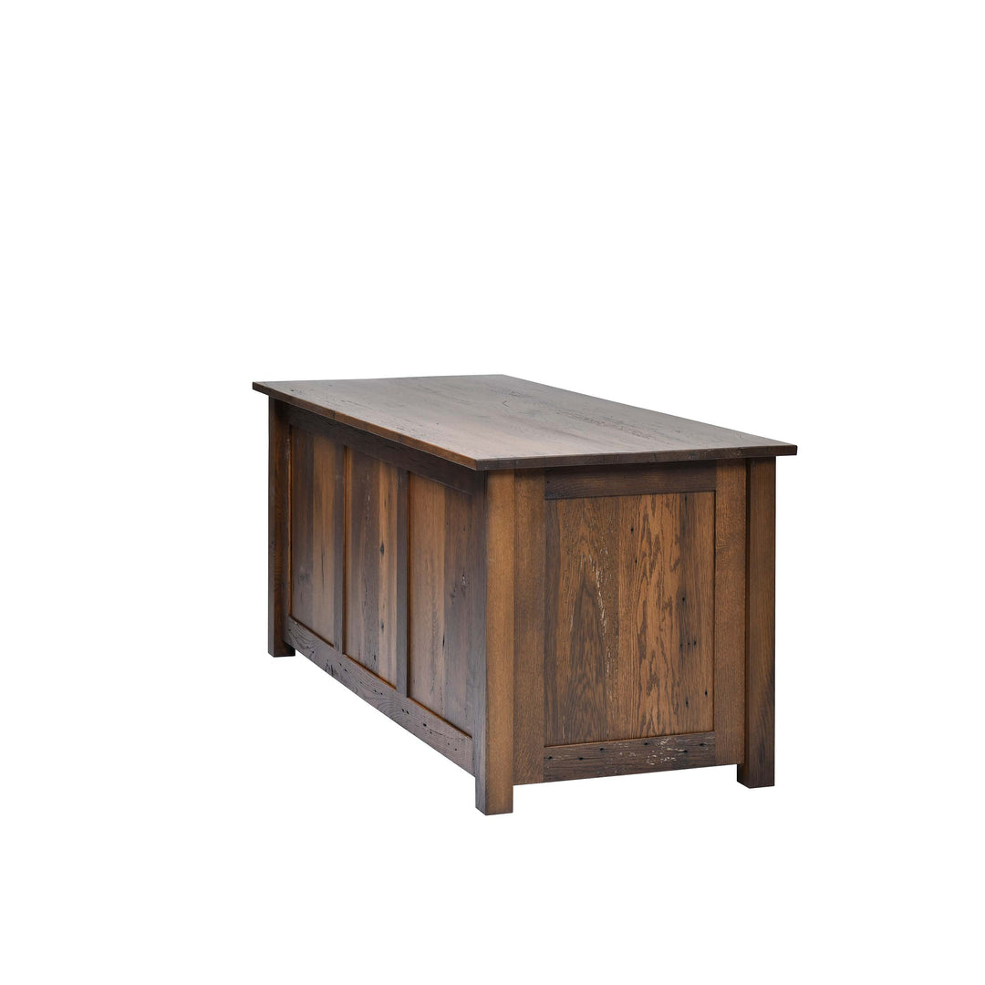 QW Amish Bozeman Reclaimed 72" Executive Desk HPSW-1401