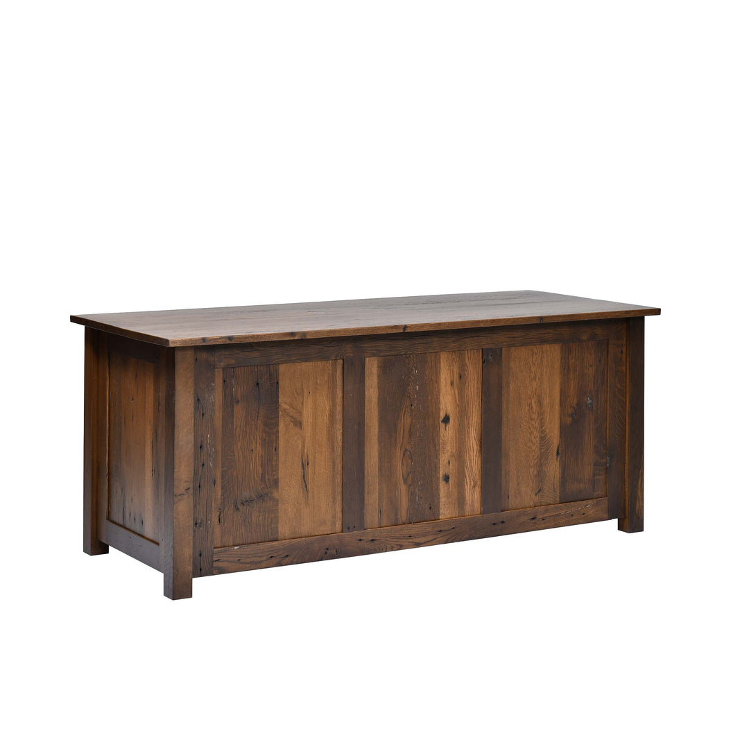 QW Amish Bozeman Reclaimed 72" Executive Desk HPSW-1401