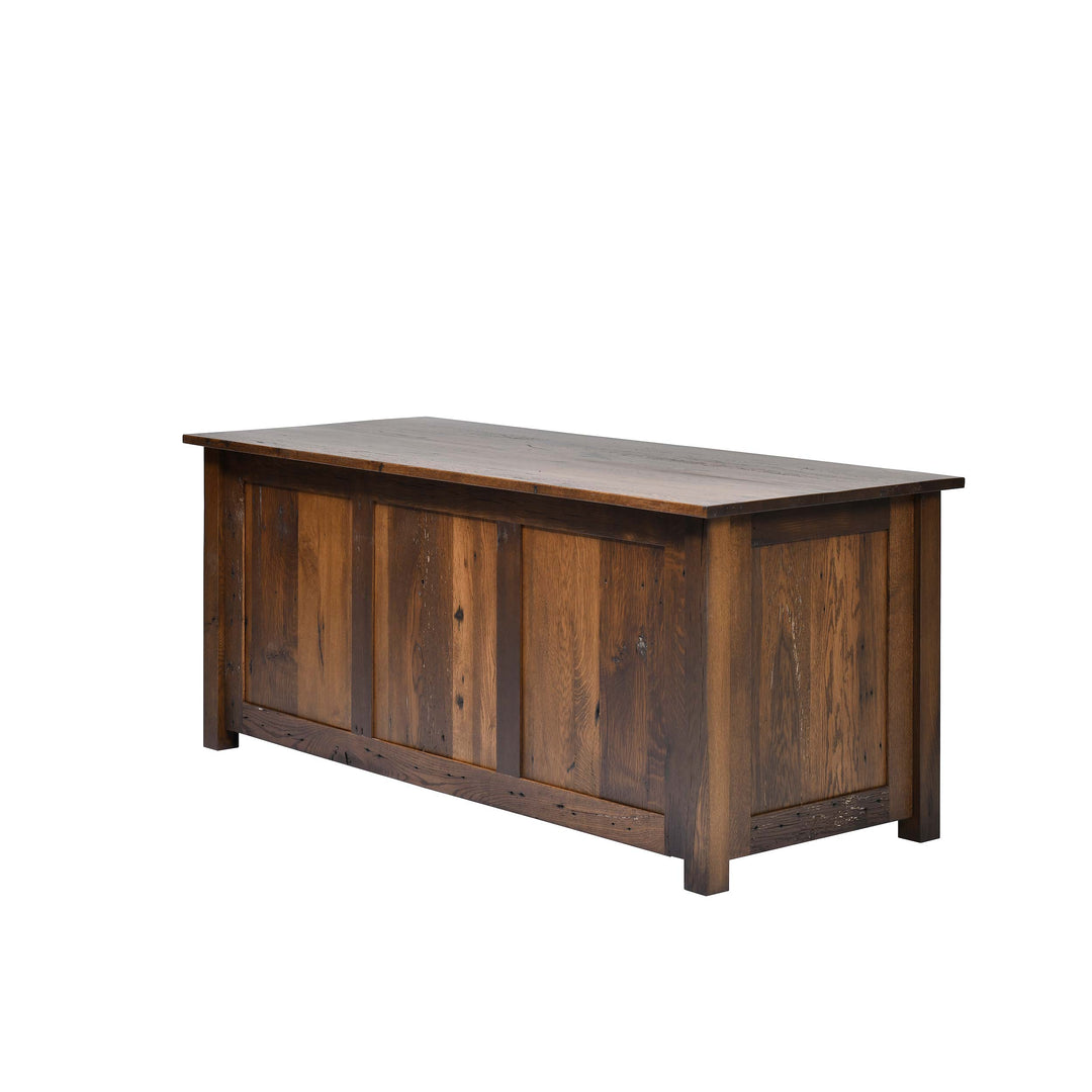 QW Amish Bozeman Reclaimed 72" Executive Desk HPSW-1401