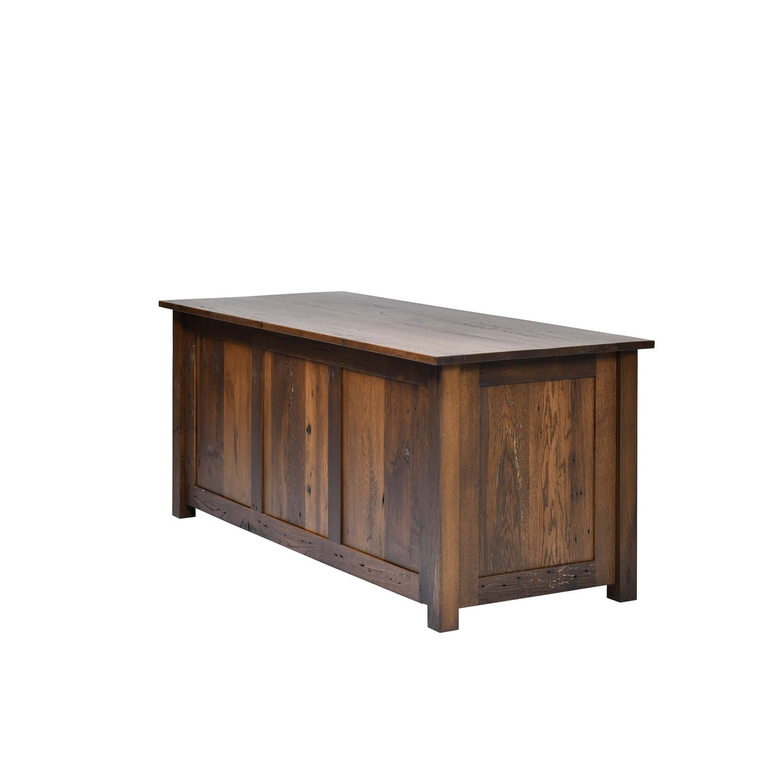 QW Amish Bozeman Reclaimed 72" Executive Desk HPSW-1401