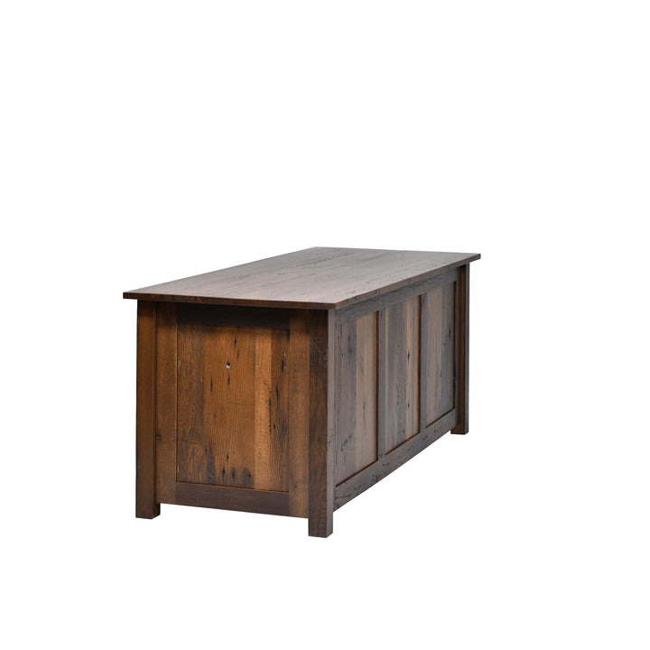 QW Amish Bozeman Reclaimed 72" Executive Desk HPSW-1401