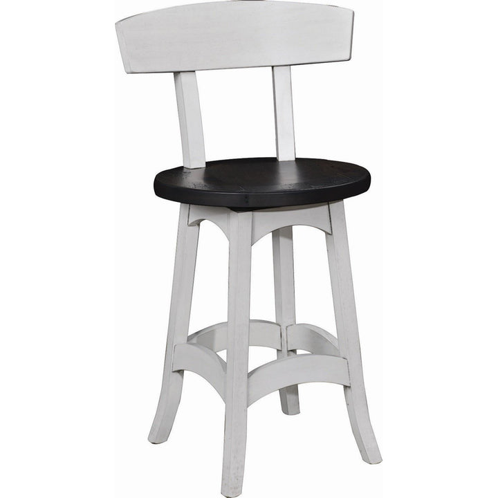 QW Amish Branson Bar Stool with Back