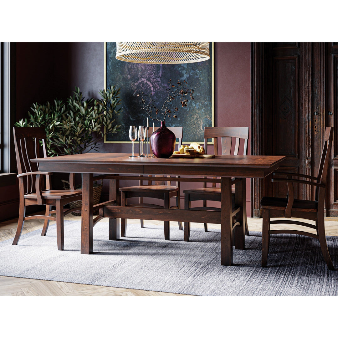 QW Amish Bridgeport 7pc Dining Set