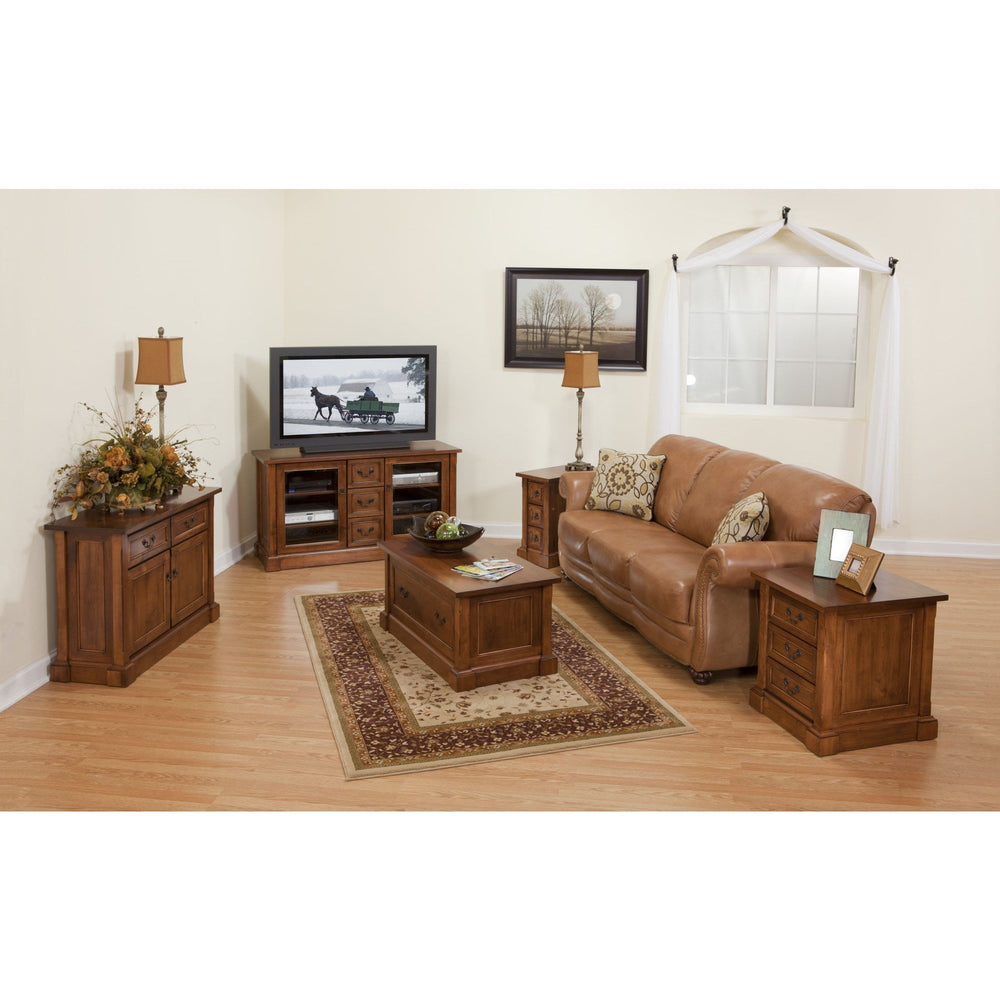 QW Amish Bridgeport Enclosed Coffee Table