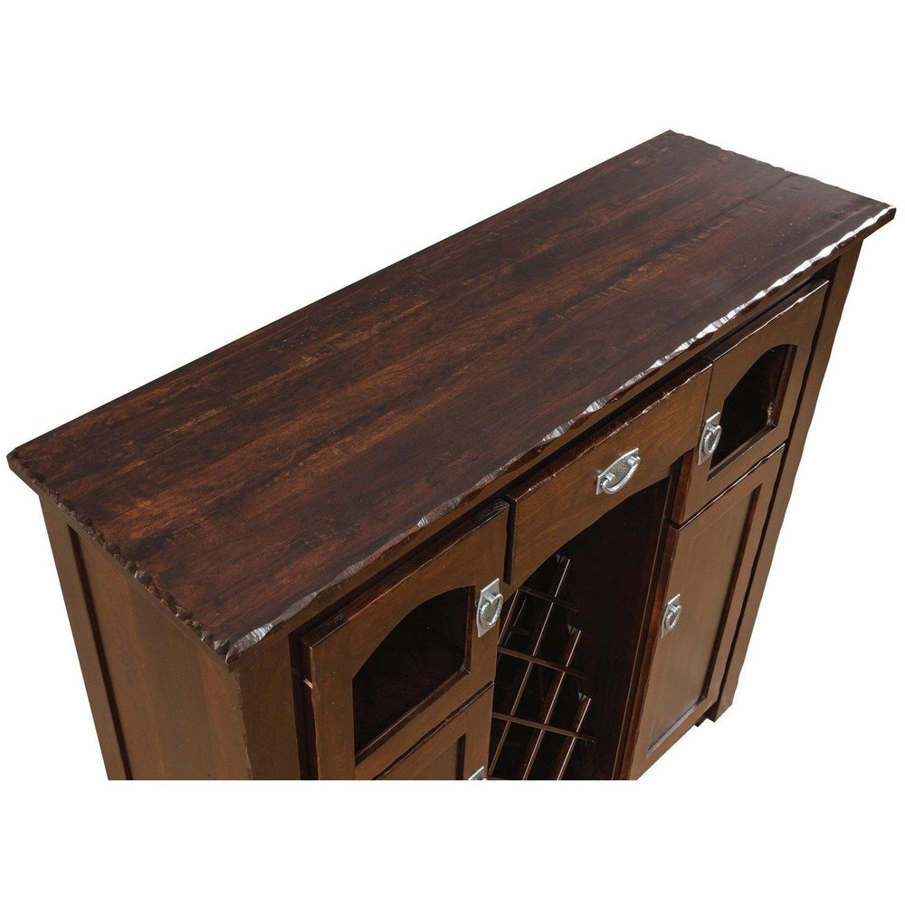 QW Amish Brunswick Wine Cabinet HIEK-BRW