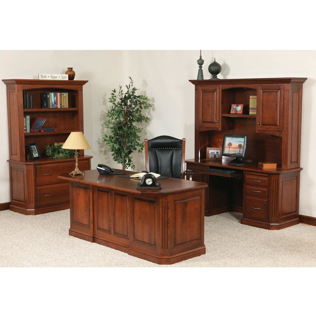 QW Amish Buckingham 72" Executive Desk