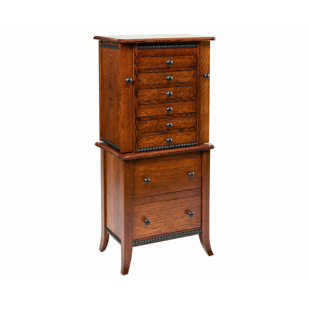 QW Amish Bunkerhill Jewelry Armoire