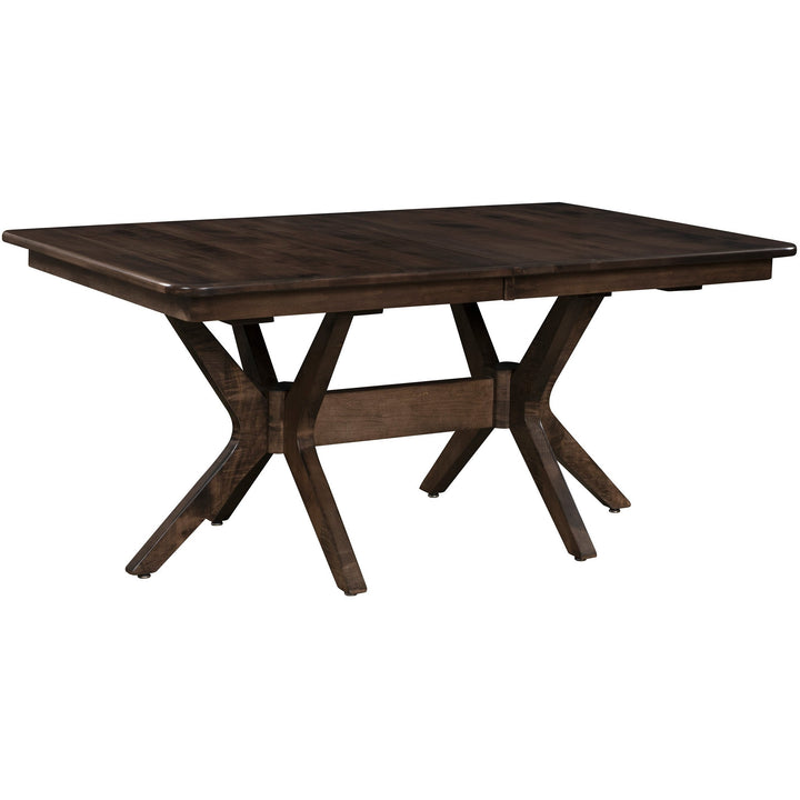 QW Amish Burdock Double Pedestal Table