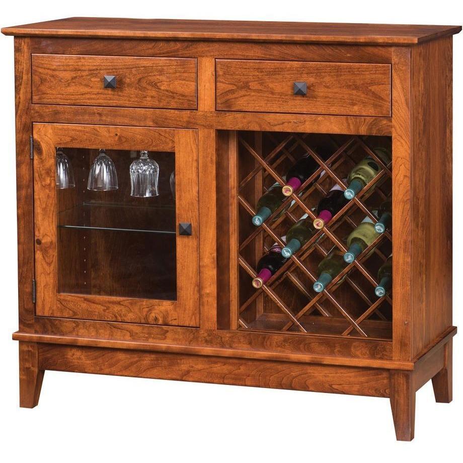 QW Amish Canterbury Wine Cabinet 2 MQON-512