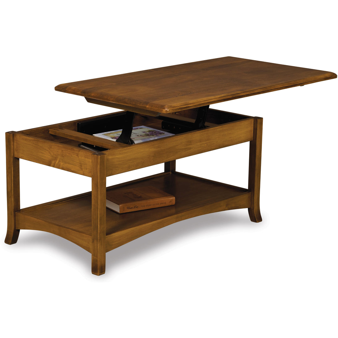 QW Amish Carlisle Coffee Table w/ Lift Lid