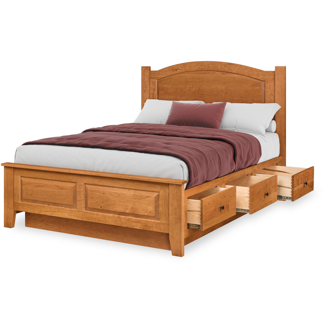 QW Amish Carlston 6 Drawer Storage Bed