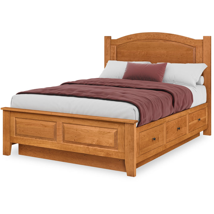 QW Amish Carlston 6 Drawer Storage Bed