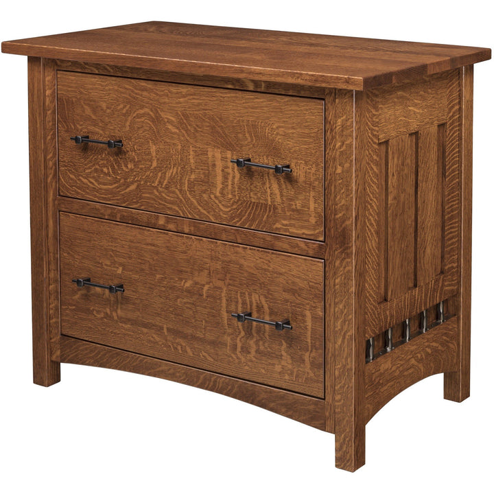 QW Amish Carmen 2 Drawer Lateral File