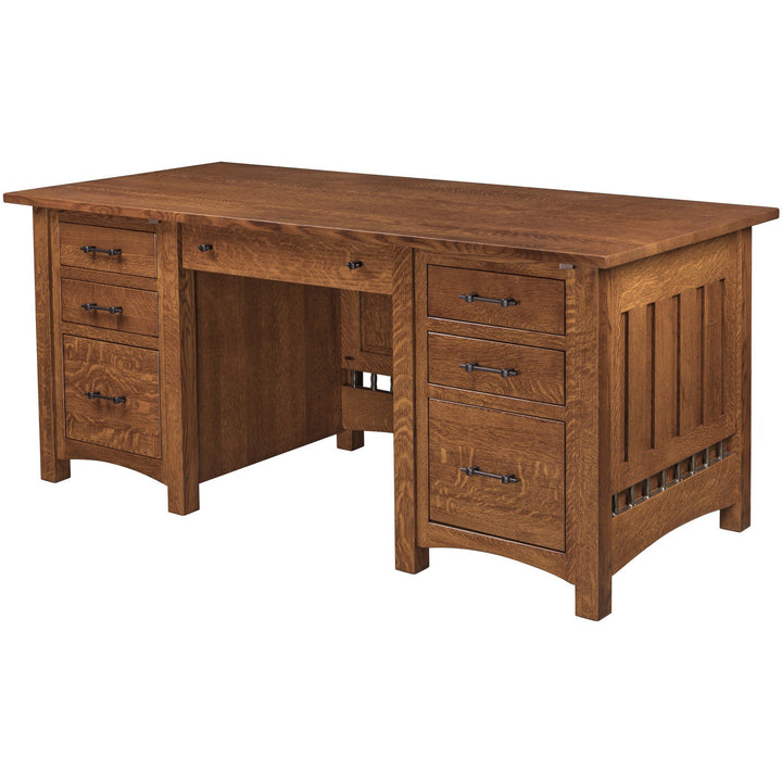 QW Amish Carmen Executive Desk