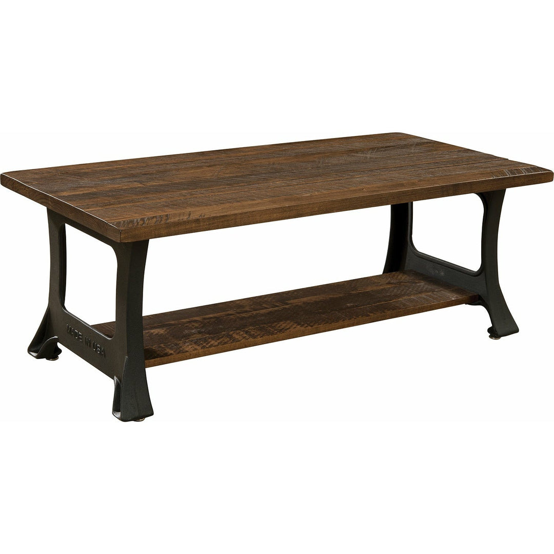 QW Amish Cast Iron Coffee Table SLKS-CI2448