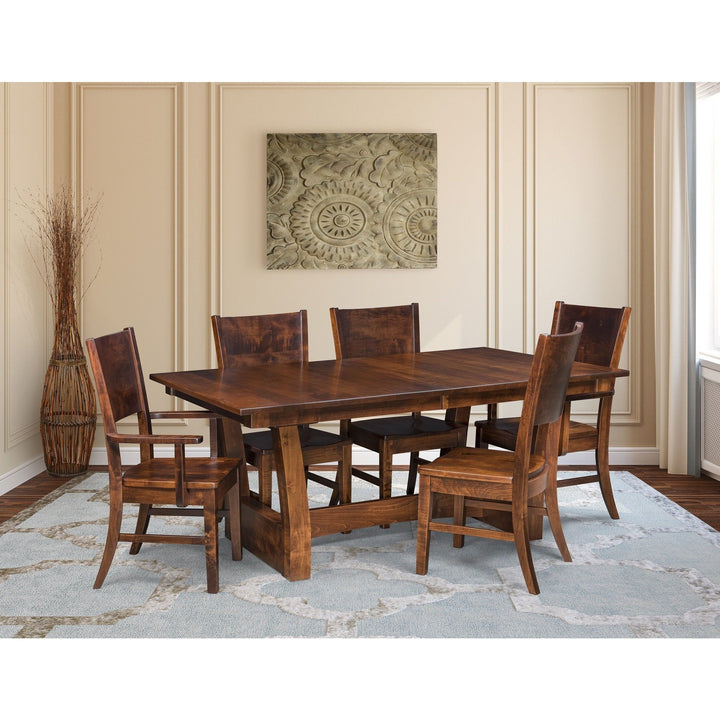 QW Amish Ceresco 7pc Dining Set NIDW-CERESCO,APRC-CERESCO