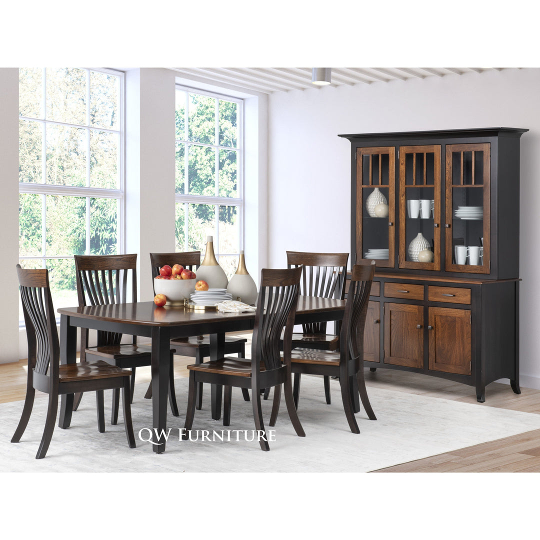 QW Amish Charlestown 7pc Dining Set