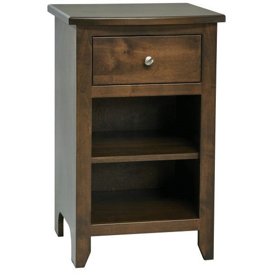 QW Amish Classic Shaker 1 Drawer Nightstand