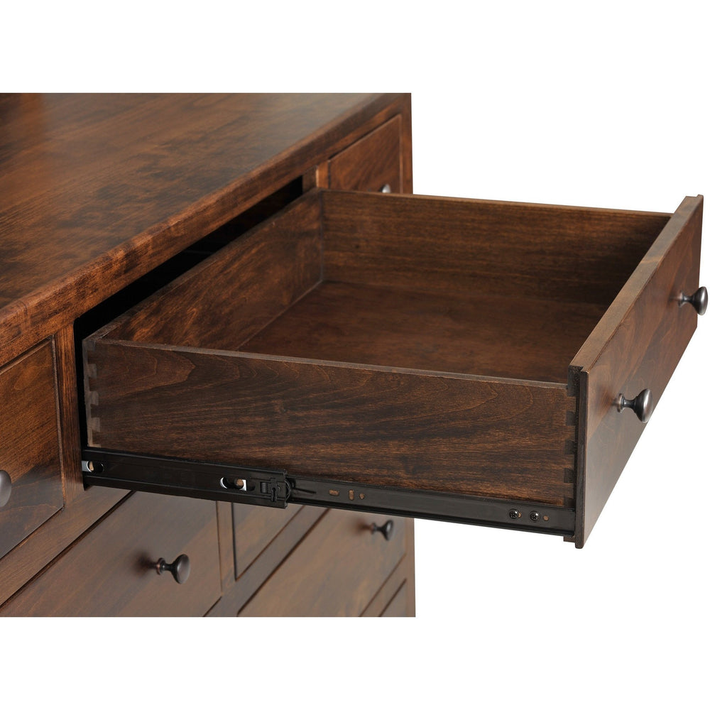 QW Amish Classic Shaker Man's Chest with One Shelf