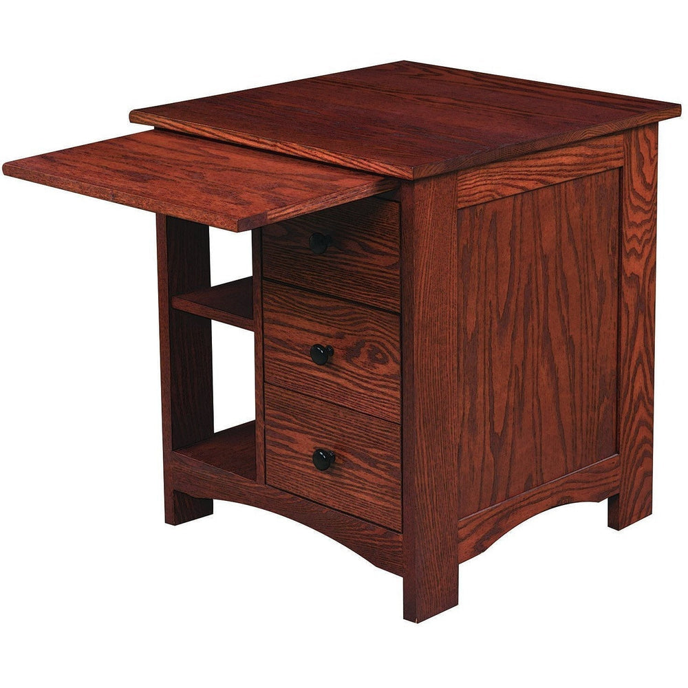 QW Amish Combo End Table