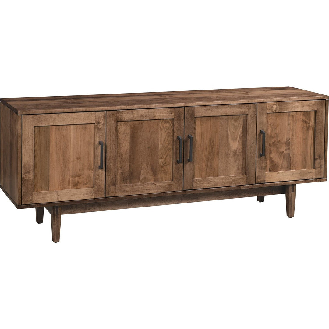 QW Amish Contemporary 4 Door Media Console