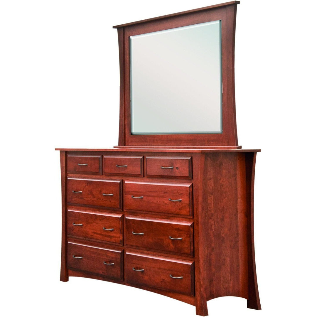 QW Amish Cove Dresser & Mirror