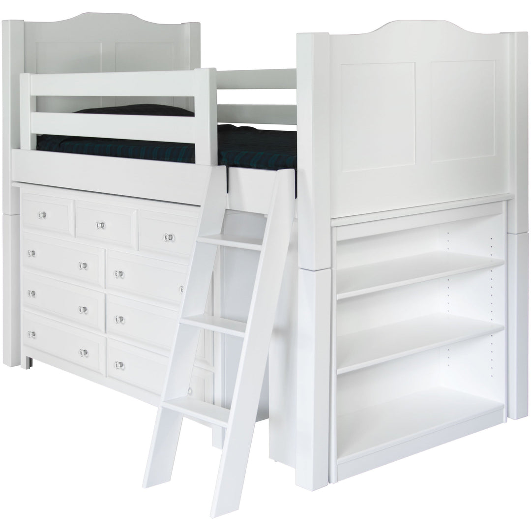 QW Amish Dresser Loft bed JOLC-L-11