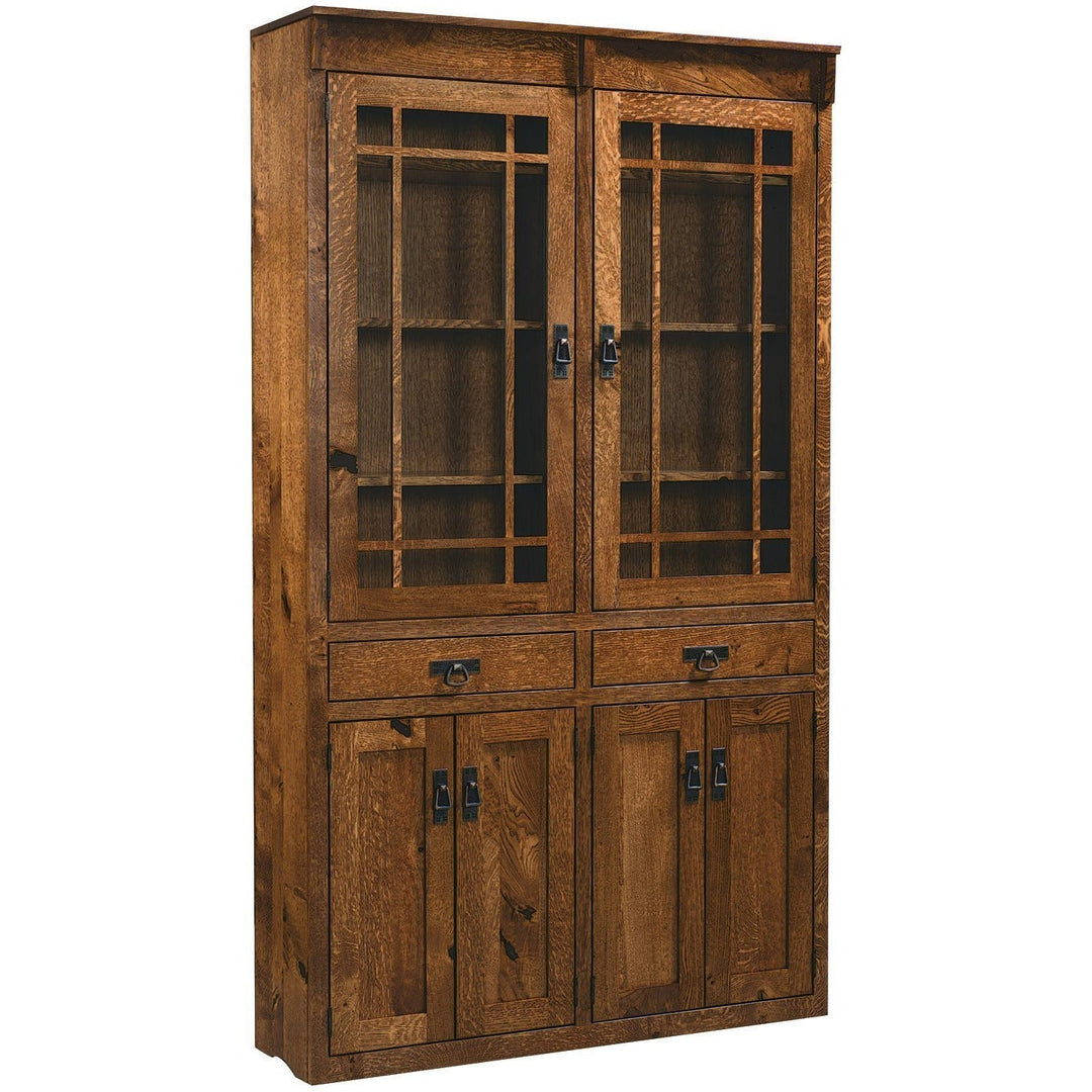 QW Amish Eagle Mission Bookcase