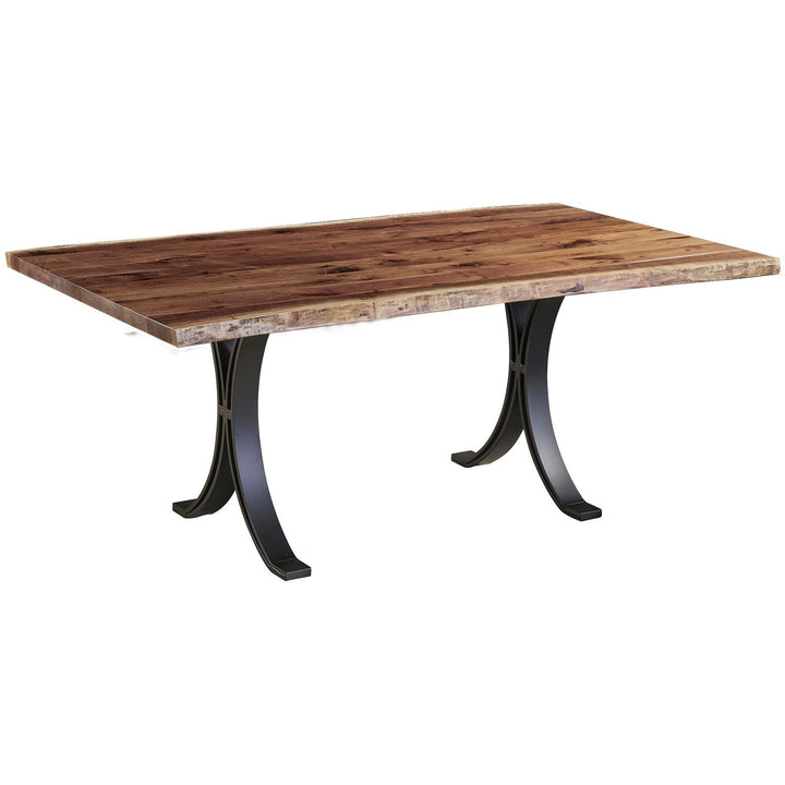 QW Amish Eclipse Live Edge Table