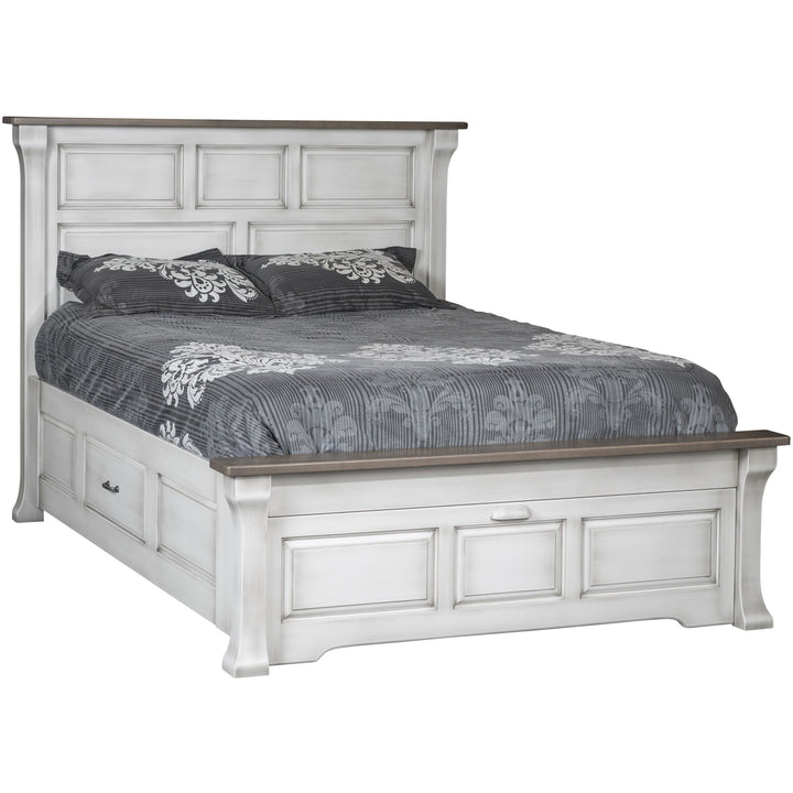 QW Amish Farmington Bed w/ Pullout Footboard