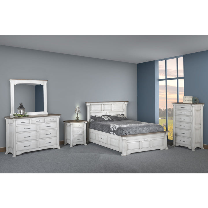 QW Amish Farmington Bed w/ Pullout Footboard