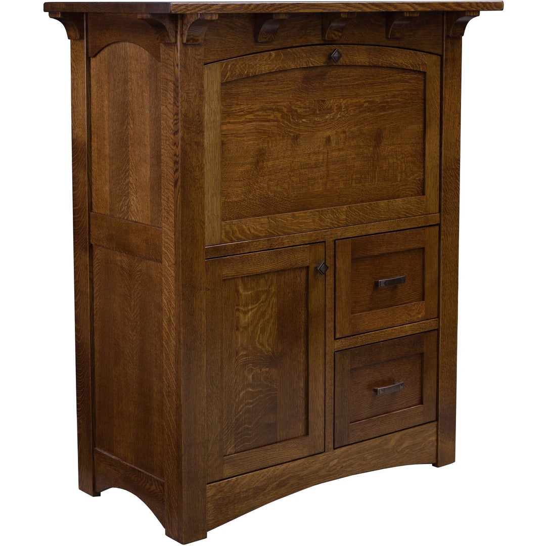 QW Amish Felix Secretary Desk