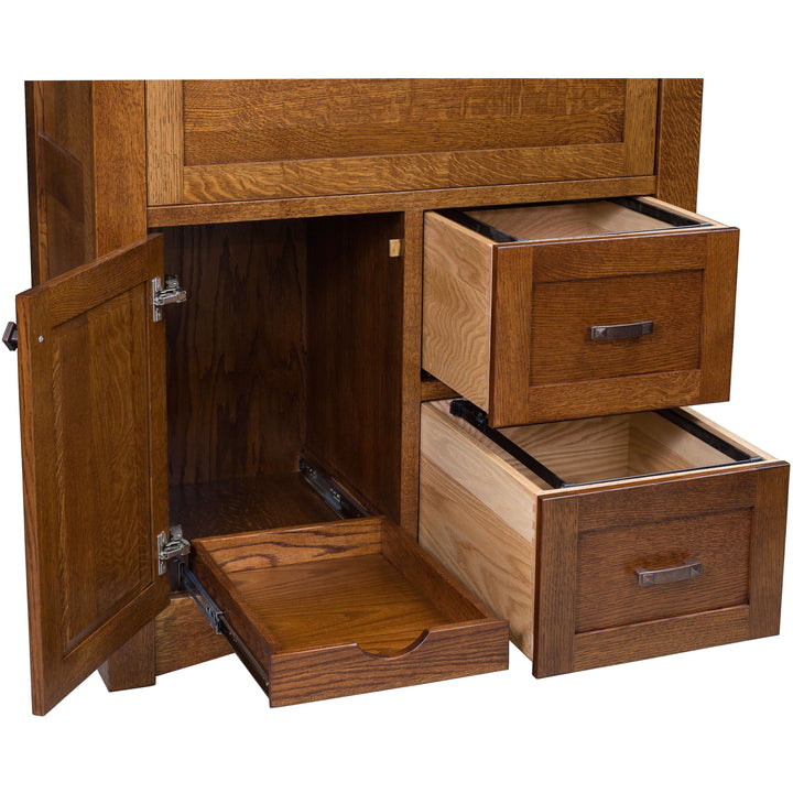 QW Amish Felix Secretary Desk